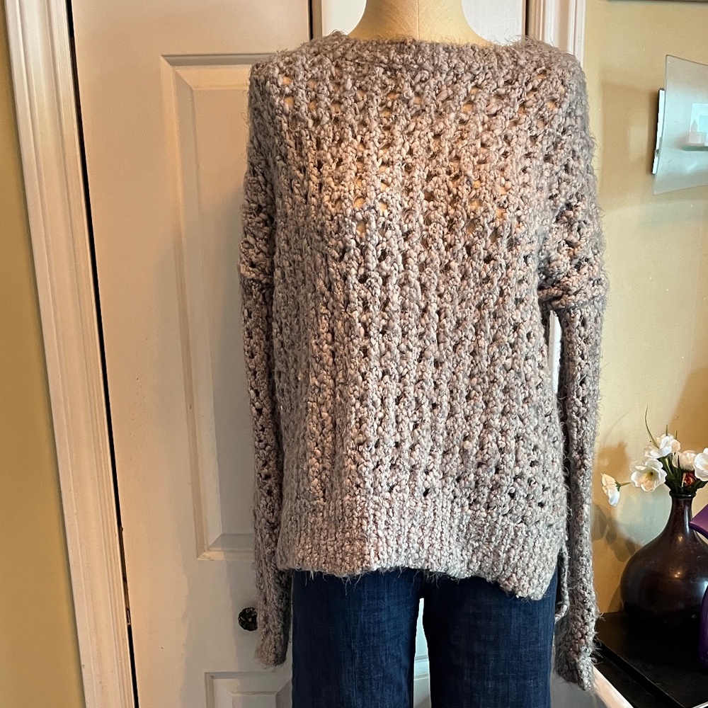 Essential Brand Grey Jumbo Knit Sweater